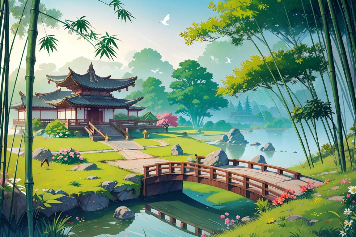 387061-1797374068-Conceptual art,hand-drawn drawings,East Asian architecture,scenography,scenery,outdoors,architecture,east_asian_architecture,nat.png